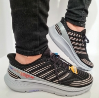 کتانی زنانه اسکیچرز هندزفری رانینگ Skechers Slip-ins GORUN 128642-BKMT