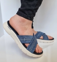 صندل زنانه اسکیچرز Skechers GO WALK Flex 141420-NVY