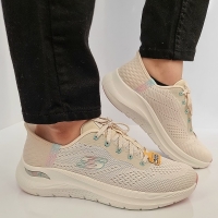 کفش زنانه اسکیچرز هندزفری SKECHERS SLIP-INS ARCHFIT 150066-NTPK 