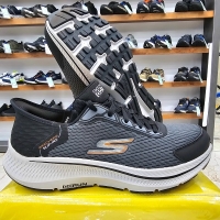 کتونی اسکچرز مردانه رانینگ هندزفری مدل Skechers SLIP-INS GO Run 220863-BKCC 