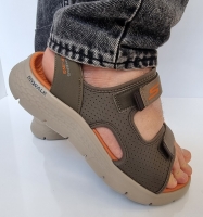 صندل مردانه اسکچرز هندزفری Skechers Slip-Ins 229210-OLV