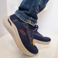 کفش مردانه اسکچرز هندزفری Skechers Slip-Ins 232712-NVRD
